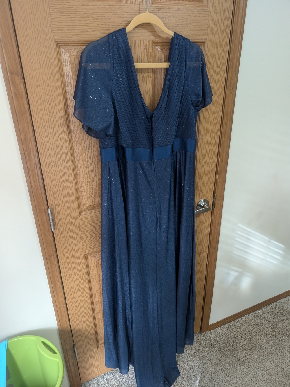 Navy Blue,Sparkle Formal Dress - Picture 2 of 3